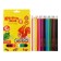 Pencils of 18 colors "Kalyak-Malyak", trihedral, wooden case