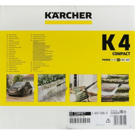 High pressure washing Karcher K 4 Compact, 130 bar, 420 l/h, 1.637-500.0-12