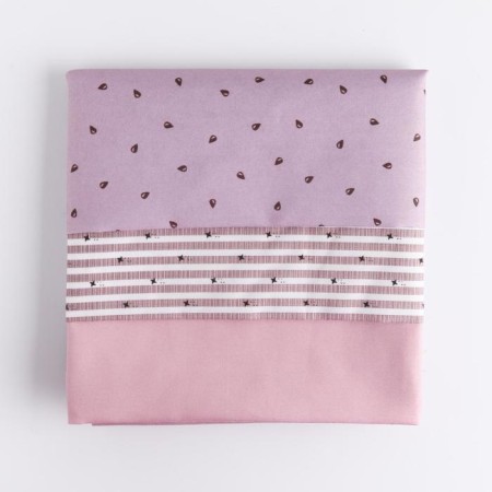 Patchwork fabric 3 lavender flap, 50 × 50 cm
