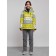 Ski costume female winter, size 44, yellow color