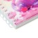 Notebook Gift Book on the comb 80l, line, color block, PVC Cat cover 3D (17.6x13.5cm) 105