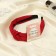 Hair cap "Coquet" 3 cm, red