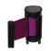 Cassette with exhaust ribbon-180cm, purple, height-13cm, width 6.6cm, tape width-80mm