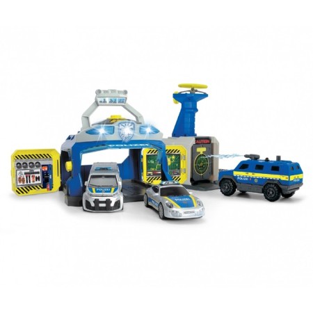 Set "Police station", cars 3 pcs., Light and sound effects-2