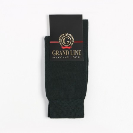 Male socks, dark green color, size 25-4