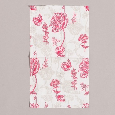 Paper Napkins "Flowers", 60 pcs in a bag, 3 layers-2