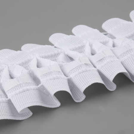 The curtain tape is classic, matte, 6 cm, 50 ± 1 m, white color-1