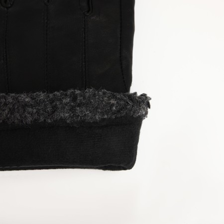 Male gloves, size XL, with insulation, black color-3