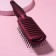 The comb is massage, ventilated, rubberized pen, 4.3 × 23.2 cm, purple color