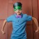 Set of carnival mask and butterfly "Hulk", Avengers