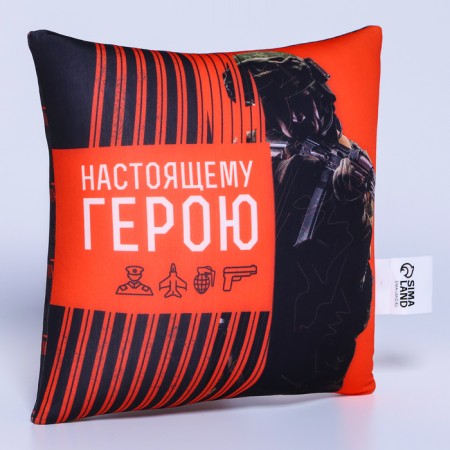 Antistress pillow "Real Hero", 20 x 20 cm-2