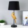 Parrot table lamp E27 40W black and gold 23.5x23.5x50 cm Risalux