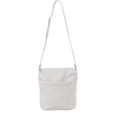 Bag Women's claim. Kozh, lightning, gray color