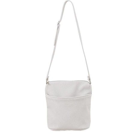 Bag Women's claim. Kozh, lightning, gray color
