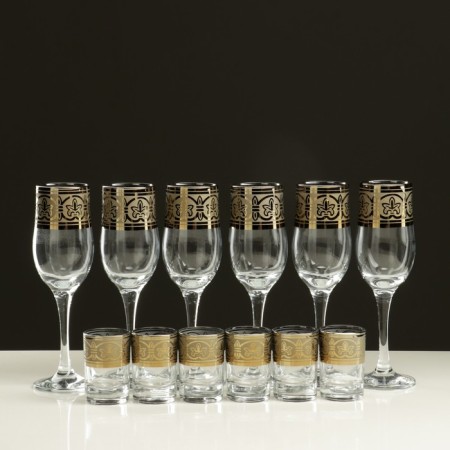 Mini-bar 12 objects champagne, Florence, light 200/50 ml-1