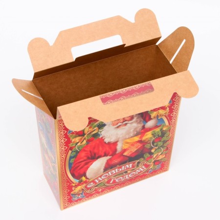 Gift box New Year's holide 17 x 7 x 25.5 cm-2