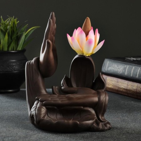 Set of incense on the stand "Lotus" 17x14x11cm-1