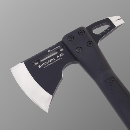 The ax is multifunctional, black, 550 g, 28x16 cm-2