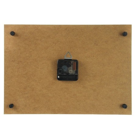 Carty clock is wall-mounted, interior "apricots and strawberries", silent, 25 x 35 cm-1