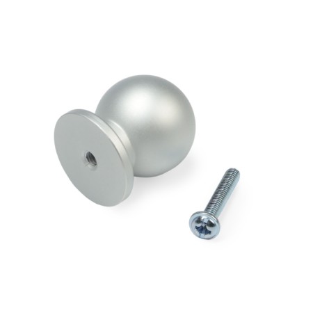 Handle button Cappio RK146, D = 25 mm, color matte chrome-5