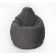 Medical pear chair, size 120x70 cm, gray color, velor