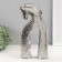 Souvenir ceramics "faithful horse" silver 4.8x14.5x29 cm