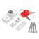 Castle blocking for plastic windows tundra 001ww, 2 keys, white