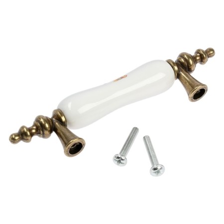 Flower Cappio Ceramics 016, 76 mm bracket handle, bronze color-4