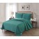 A set with a veil "Molly", size 230x250 cm, 50x70 cm - 2 pcs, color malachite