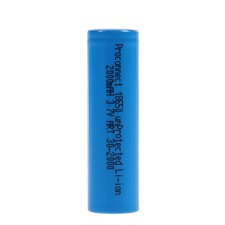 Аккумулятор REXANT, 18650 unprotected, Li-ion, 2000 мАЧ, 3.7 В