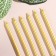 Candles in the cake "Holiday", 6 pcs, 14.5 cm, gold with black