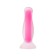 Anal plug glowing in the darkness of John Glow, waterproof, silicone, transparent, 12.5 cm