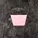 Packet stoop for flowers, with non -woven material, 26+7x37 cm, pink