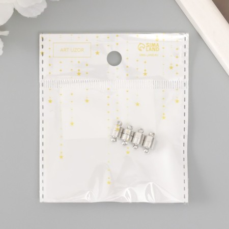 Floor with magnetic metal silver 0.7x1.2x0.7 cm-3