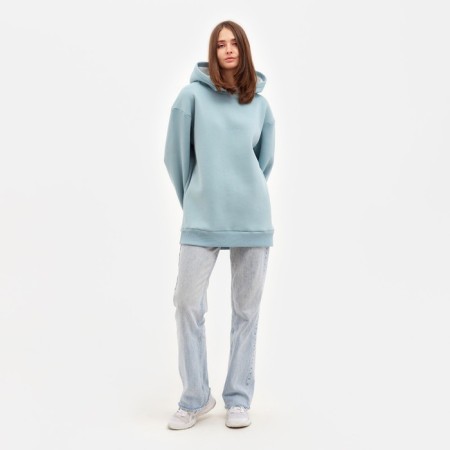 Hudy female minku: casual collection color gray-blue, rr 46-48-5