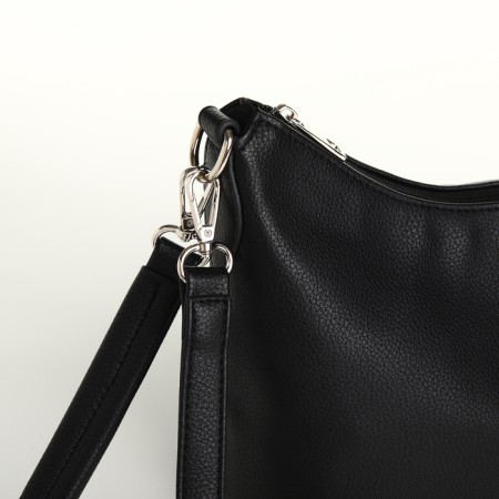 Women's bag with lightning, black color-3