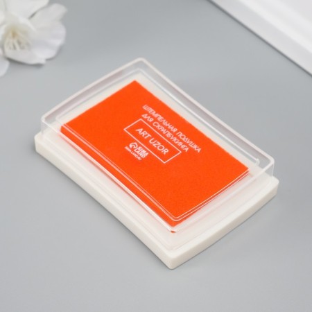 Stamping pillow "Orange" 7.5x5.5x1.8 cm-1