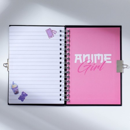 Notebook on the lock "Anime" A6, 50 sheets-4