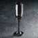 Glass glass for champagne "Chanti", 170 ml, color gray color