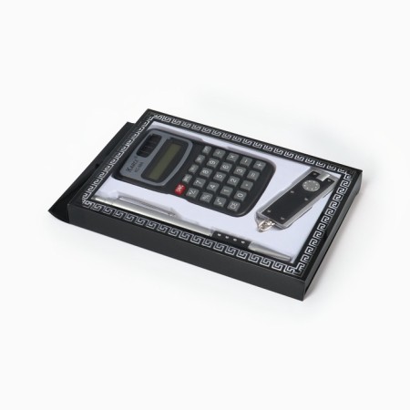 Gift set 3B1 (pen, calculator, flashlight)-1