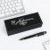 Gift handle in a case to the leatherette "with respect"