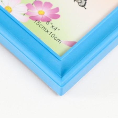 Photo frame plastic in 3 photos 10x10 cm, 10x15 cm, 13x18 cm "Boy" blue 35.5x32x2 cm-1