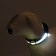 Collar with backlight, charging from USB, size S, Osh 34-41 cm, 3 modes, black