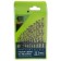 Set of metal drill "Sibrtekh", 2 - 8 mm, HSS, cylindrical shank, 13 pcs