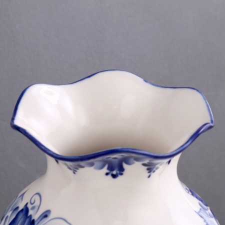 Vase "Camellia", 30 cm, gzhel-2