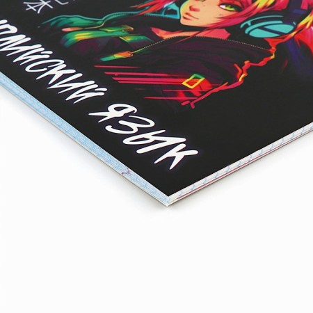 Subject notebook A5, 36 liters on the paper clip “September 1: anime. English language"-1