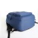 School backpack of textiles with a zipper, 2 departments, 3 pockets, blue color