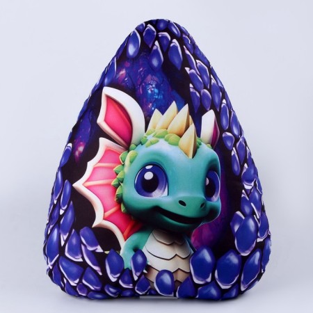 Pillow Egg "Dragon", purple