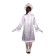 Snegurochka carnival costume, satin, fur coat flared up with snowflakes, kokoshnik, mittens, rn 42