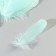 A set of goose feathers 13-18 cm, 20 pcs, sea wave